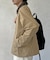 襟配色ショート丈ジャケット