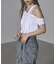 【RAY CASSIN】レイヤードワンショルTシャツ