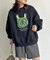 イヌサガラ刺繍裏起毛スウェット