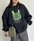 イヌサガラ刺繍裏起毛スウェット