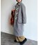 トグルデザイン襟付きコート