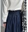 ベルト付きシフォンプリーツ切替スカート