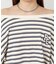 【RAY CASSIN】マルチボーダーオフショルTシャツ/ルーズTシャツ