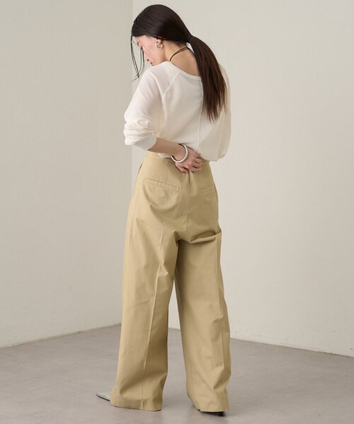 LOUNGEDRESS 2タックチノパンツ セール】2タックチノパンツ（チノパンツ）｜LOUNGEDRESS