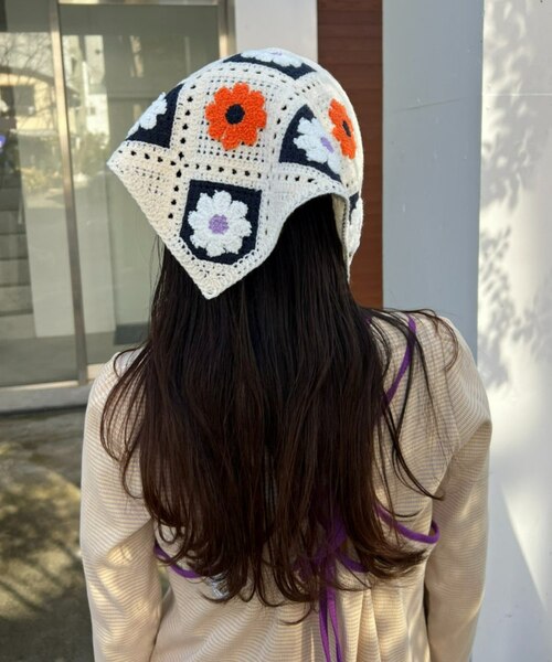 CIAOPANIC TYPY】フラワーレース2WAY頭巾｜パルグループアウトレットの