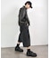 【WHO'S WHO gallery】ストライプデニムハーフパンツ