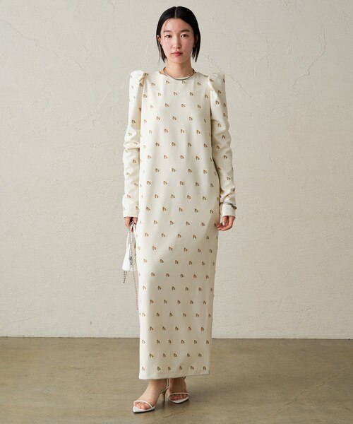 ラウンジドレス　フラワー刺繍ワンピース Loungedress】フラワー刺繍ワンピース｜パルグループアウトレットの