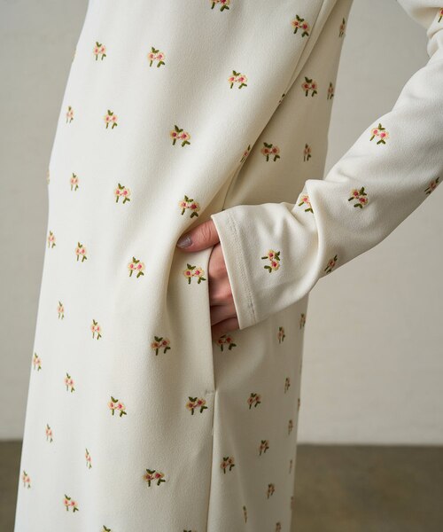 Loungedress】フラワー刺繍ワンピース｜パルグループアウトレットの