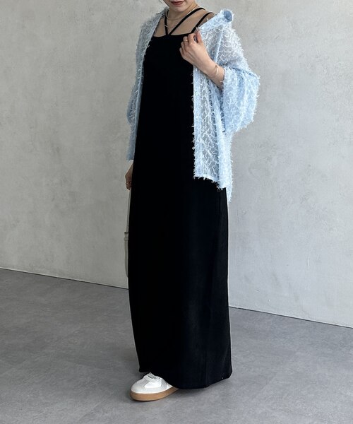 新品タグ付◎ROPE' シーズンレスホルターネックキャミワンピース 濃紺ロペ ROPÉ(ロペ) / ホルターネックキャミワンピース (ワンピース