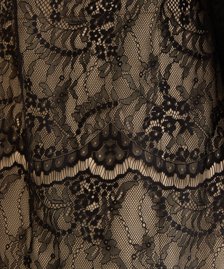 【SHENERY】レースラッフルブラウス