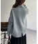 BACKスリットハイネックプルオーバー