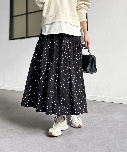 ドットギャザースカート｜パルグループアウトレットのアウトレット通販