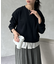 レイヤード裏起毛プルオーバー