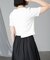 【RAY CASSIN】ピグメント切替刺繍Tシャツ
