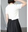 【RAY CASSIN】ピグメント切替刺繍Tシャツ