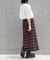 【RAY CASSIN】ネルチェックリメイク風スカート