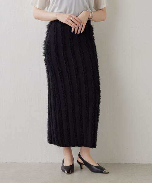 コクーンスカート・ear PAPILLONNER ear PAPILLONNER】皺加工スカート【SUM1 STYLE】[品番