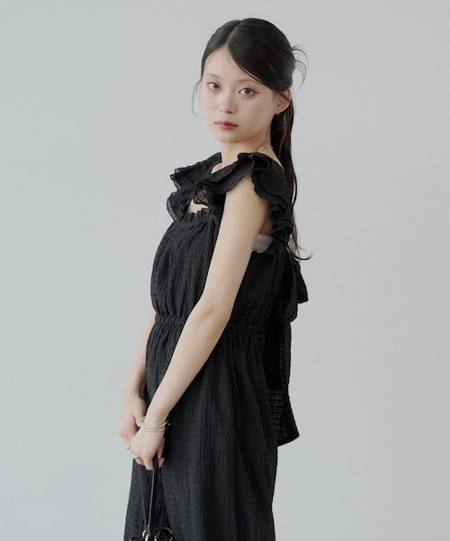 Chico】バックリボンフリルコンビネゾン｜パルグループアウトレットの