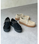 【U.S. POLO ASSN. 】厚底モカシンシューズ
