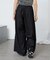 【RAY CASSIN】ベルト付きワイドタックスラックスパンツ
