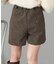 【RAY CASSIN】レザーハーフパンツ
