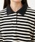 【RAY CASSIN】ベロアボーダーポロルーズTシャツ