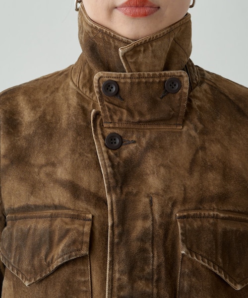 Loungedress】【ainode】hinaseレザーライクブルゾン｜パルグループ