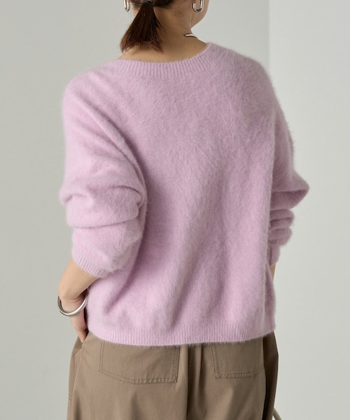 ◎新品未使用タグ付き ◎Loungedress◎FURカシミヤ2WAYニット LOUNGEDRESS（ラウンジドレス）の「FURカシミヤ2WAYニット