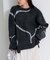 【CIAOPANIC TYPY】ニュアンス柄シャギーニット