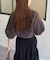 モヘアタッチMIXハーフスリーブニット