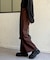 ハイウエストストレートスラックス