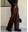 ハイウエストストレートスラックス