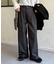 ハイウエストストレートスラックス