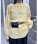 【mystic】モヘアライクベルトポーチ付きニット