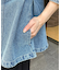 ペプラムデニムジャケット