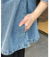 ペプラムデニムジャケット