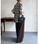 ベルト付きタックワイドパンツ