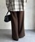 ベルト付きタックワイドパンツ