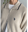 【U.S. POLO ASSN.】襟付きジップカーディガン