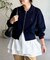【U.S. POLO ASSN.】襟付きジップカーディガン