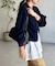 【U.S. POLO ASSN.】襟付きジップカーディガン
