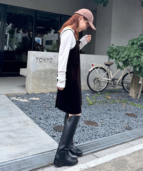 mystic】ベロアミニワンピース｜パルグループアウトレットの