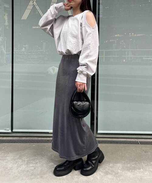 美品　ボッテガヴェネタ　紺ベロアスカート 楽天市場】BOTTEGA VENETA ボッテガヴェネタ フレアスカート 720890