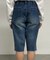 【SHENERY】ヴィンテージライクハーフデニムパンツ