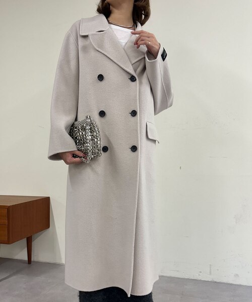 【新品未使用】SHENERY 中綿ロングコート パル PAL 【SHENERY】中綿ロングコート （beige） -ファッション