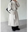 ケープ付き軽量メルトンスタンドコート