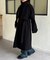 ケープ付き軽量メルトンスタンドコート