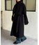 ケープ付き軽量メルトンスタンドコート