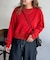 【U.S. POLO ASSN.】クロップド裏毛プルオーバー