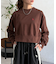 【U.S. POLO ASSN.】クロップド裏毛プルオーバー